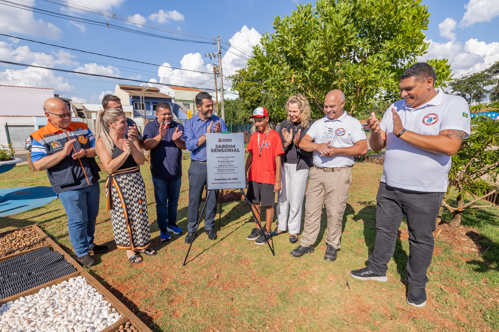 Jundiaí inaugura primeiro Jardim Sensorial no Parque do Cerrado para acolher famílias atípicas
