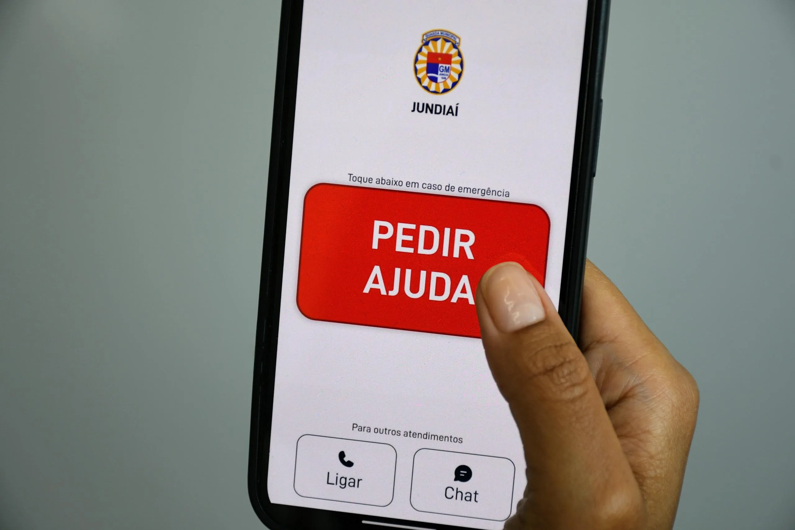 Botão do Pânico dispensa ligação e envia localização real à Guarda Municipal
