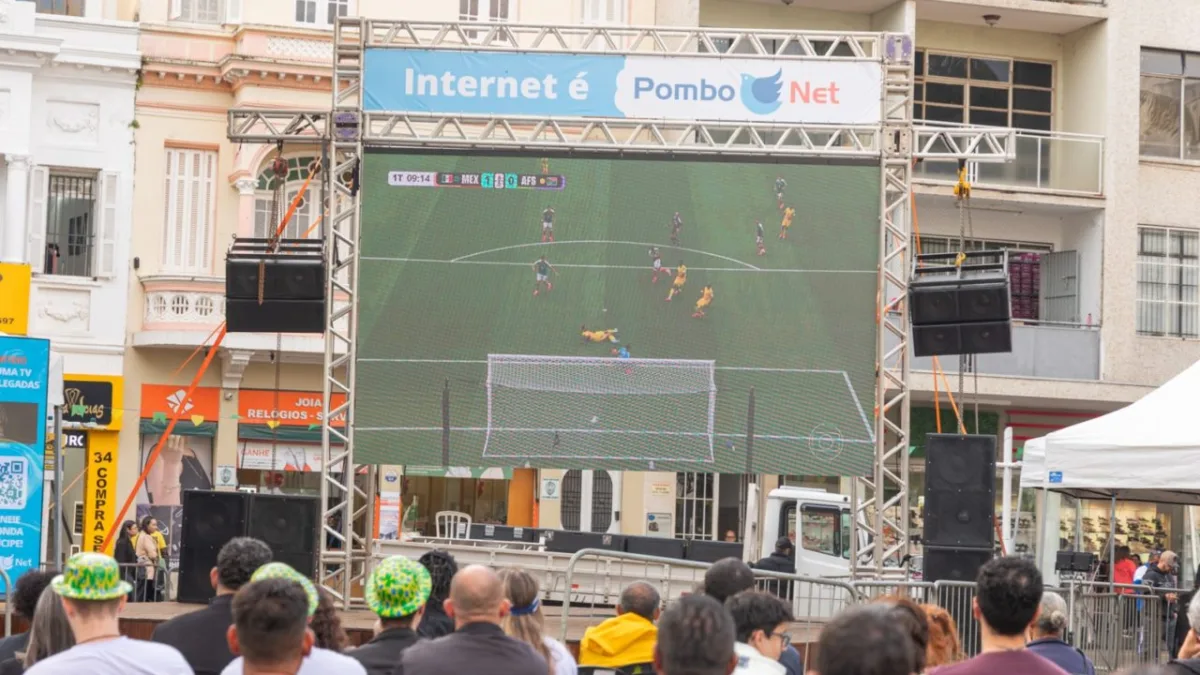 Copa no Centro: Jundiaí terá telão na Praça da Matriz para Brasil x Japão