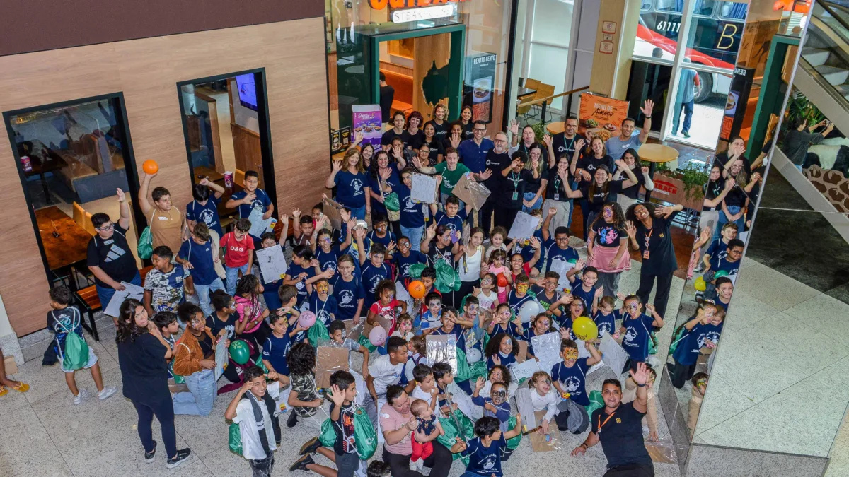 JundiaíShopping promove manhã de diversão para 73 crianças de instituições sociais